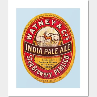 India Pale Ale Beer Label Posters and Art